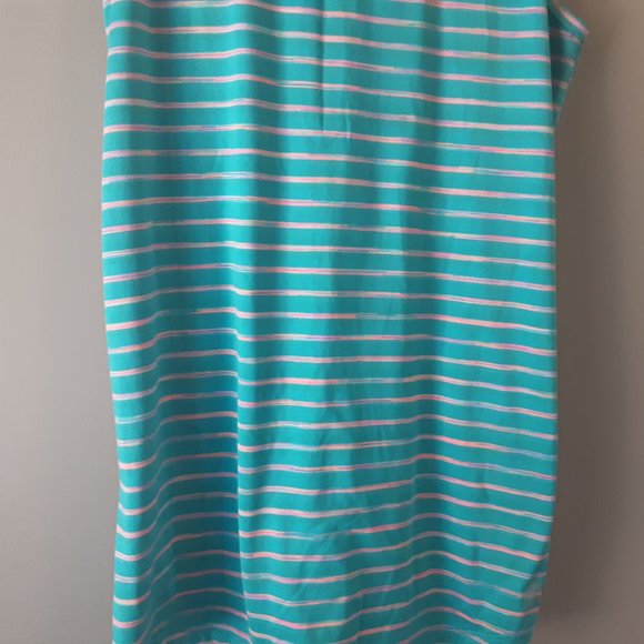 🌞 Reebok Turquoise Pink Racerback Tank | XS - Picture 3 of 10